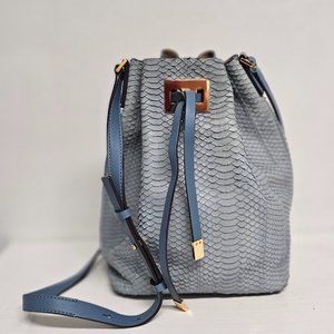 Michael Kors Collection Snakeskin Miranda Bucket